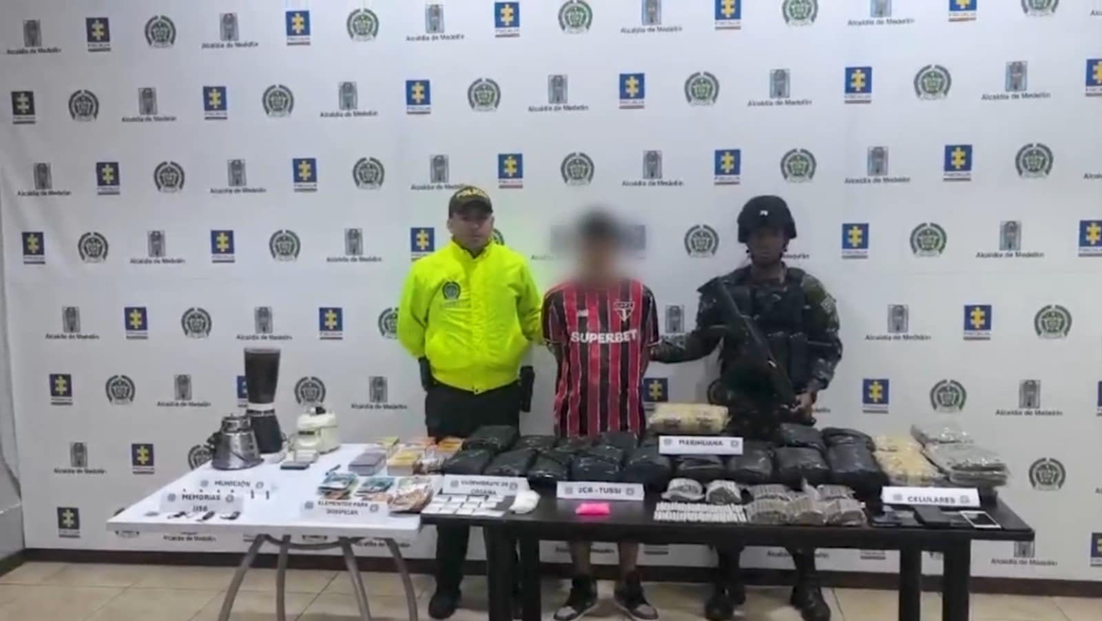 Cayó alias ‘Hanzel’, pieza clave del grupo criminal La Unión en el Valle de Aburrá