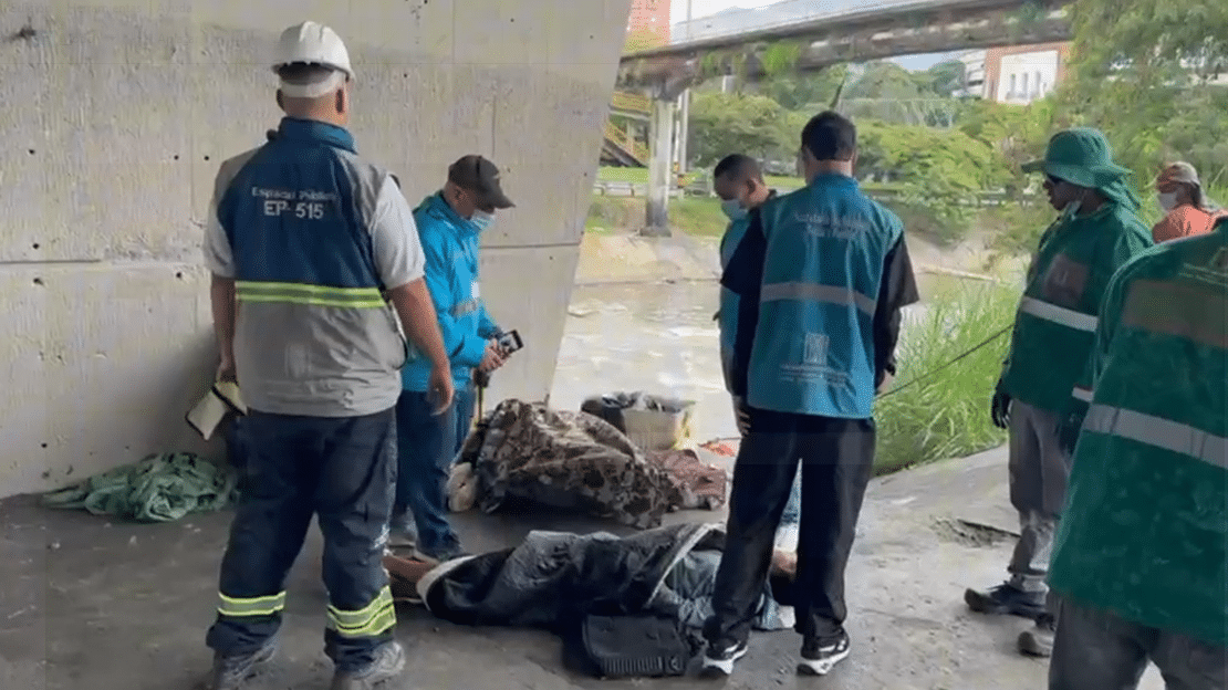 Distrito de Medellín intervino 70 puntos de asentamiento de habitantes de calle
