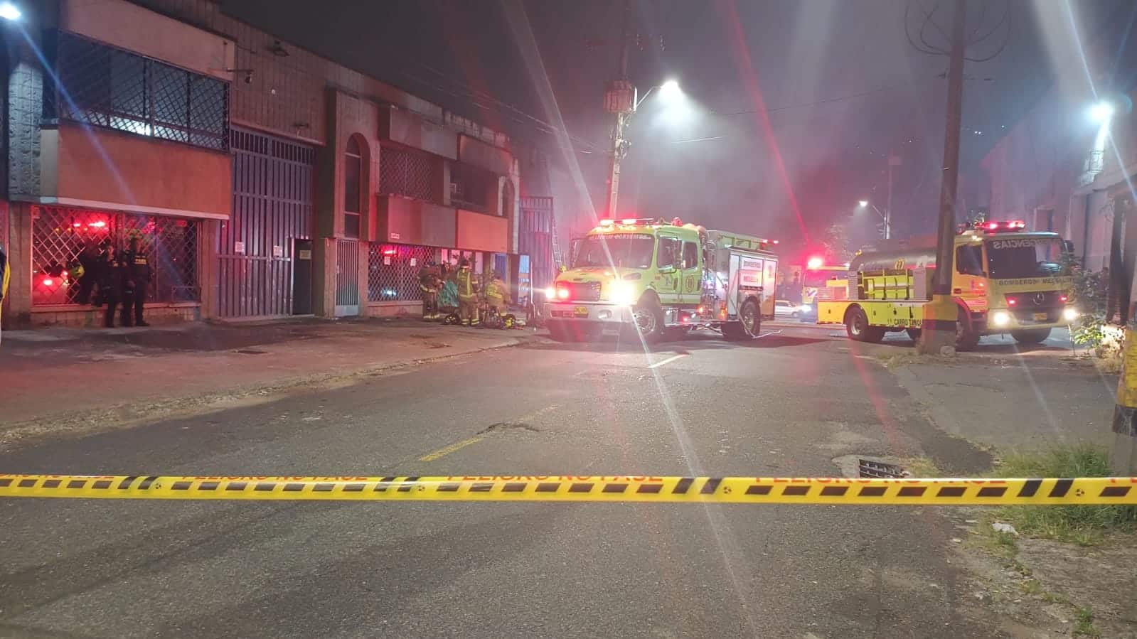 Incendio afectó bodega en el barrio Guayabal