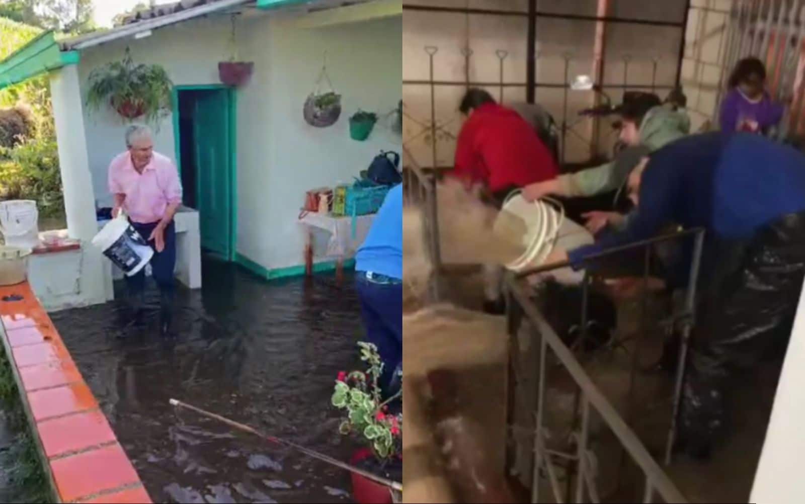 Intensas lluvias generan emergencias en La Unión y El Carmen de Viboral