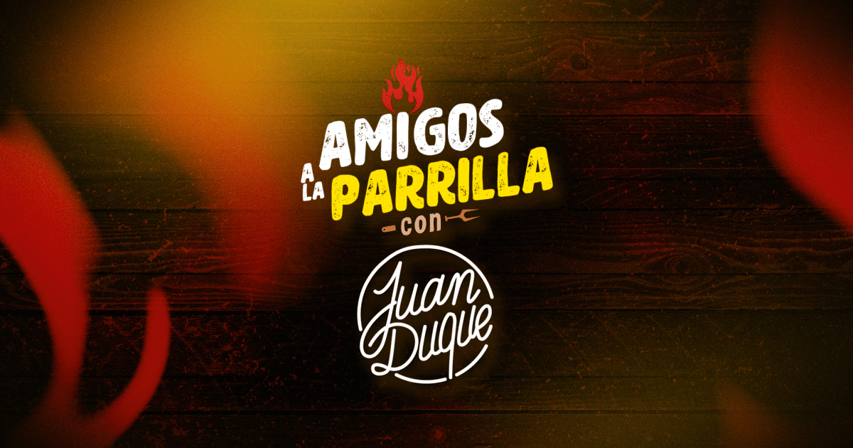 Imagen con el logo de Amigos a la Parrilla con Juan Duque