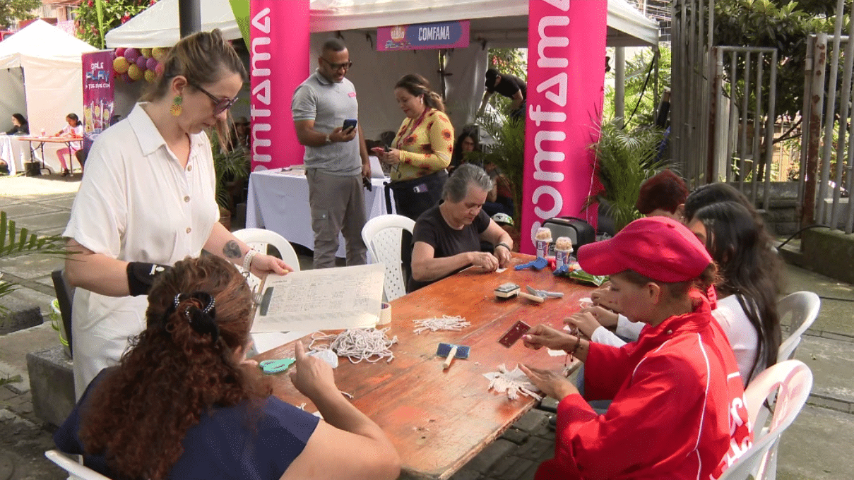 Pedregal vivió una jornada llena de magia con Telemedellín en mi barrio 
