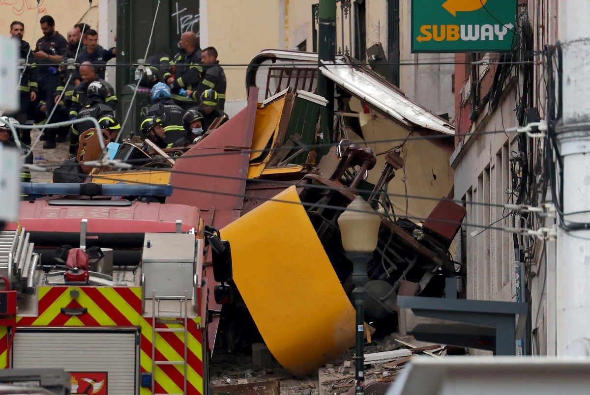 Tragedia en Lisboa: descarrilamiento de un funicular deja al menos 15 muertos y 18 heridos