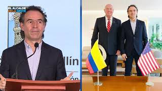 Así es la relación de la Alcaldía de Medellín con el gobierno de EEUU