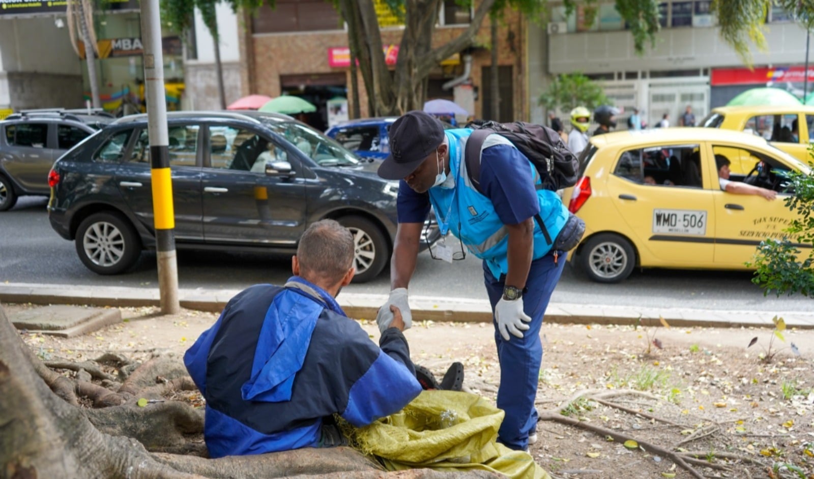 Así opera el PMU del centro de Medellín para tratar diferentes problemáticas