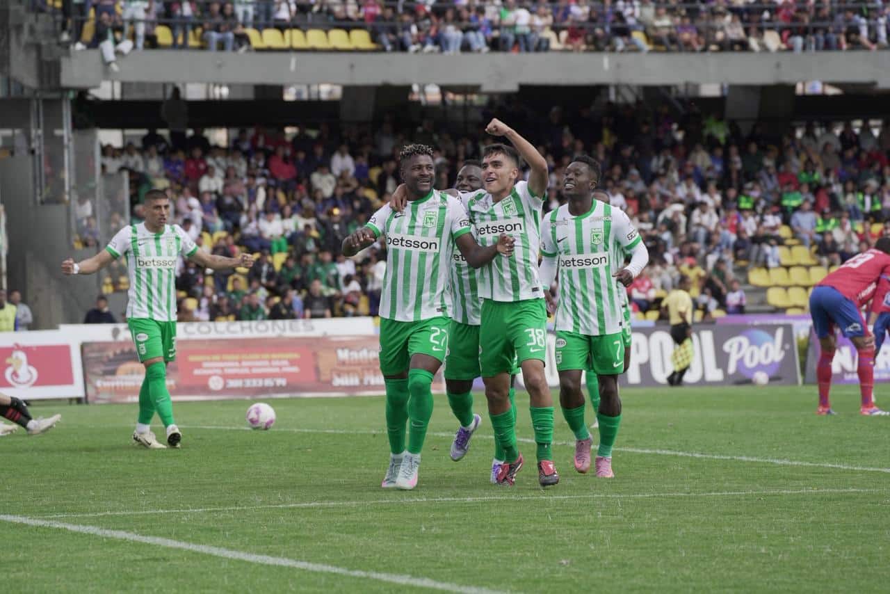 Atlético Nacional empató en la última jugada del partido ante Deportivo Pasto