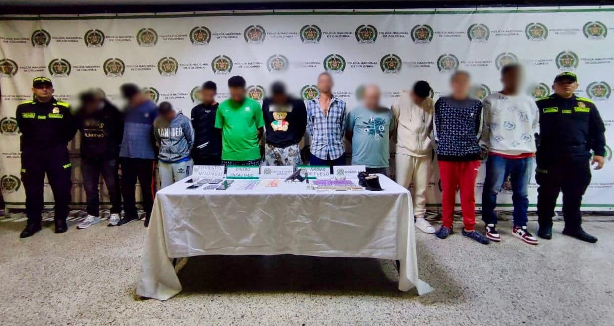 Capturan a 11 presuntos integrantes de la banda Las Independencias que delinque en la comuna 13