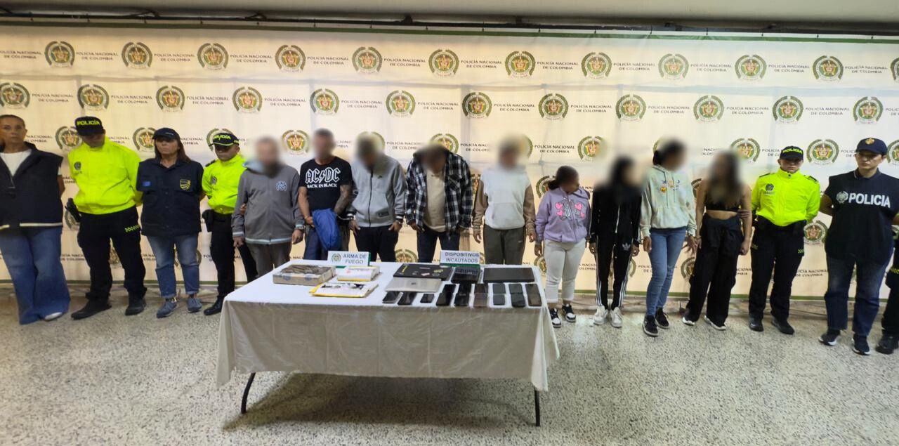 Capturan en Medellín a nueve integrantes de red de trata de personas