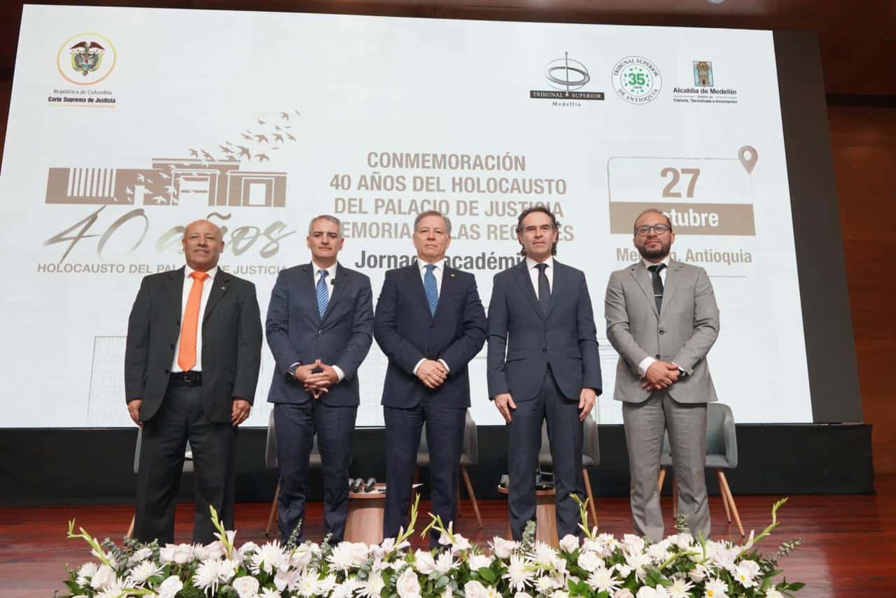 Conmemoración de los 40 años del holocausto del Palacio de Justicia en Medellín