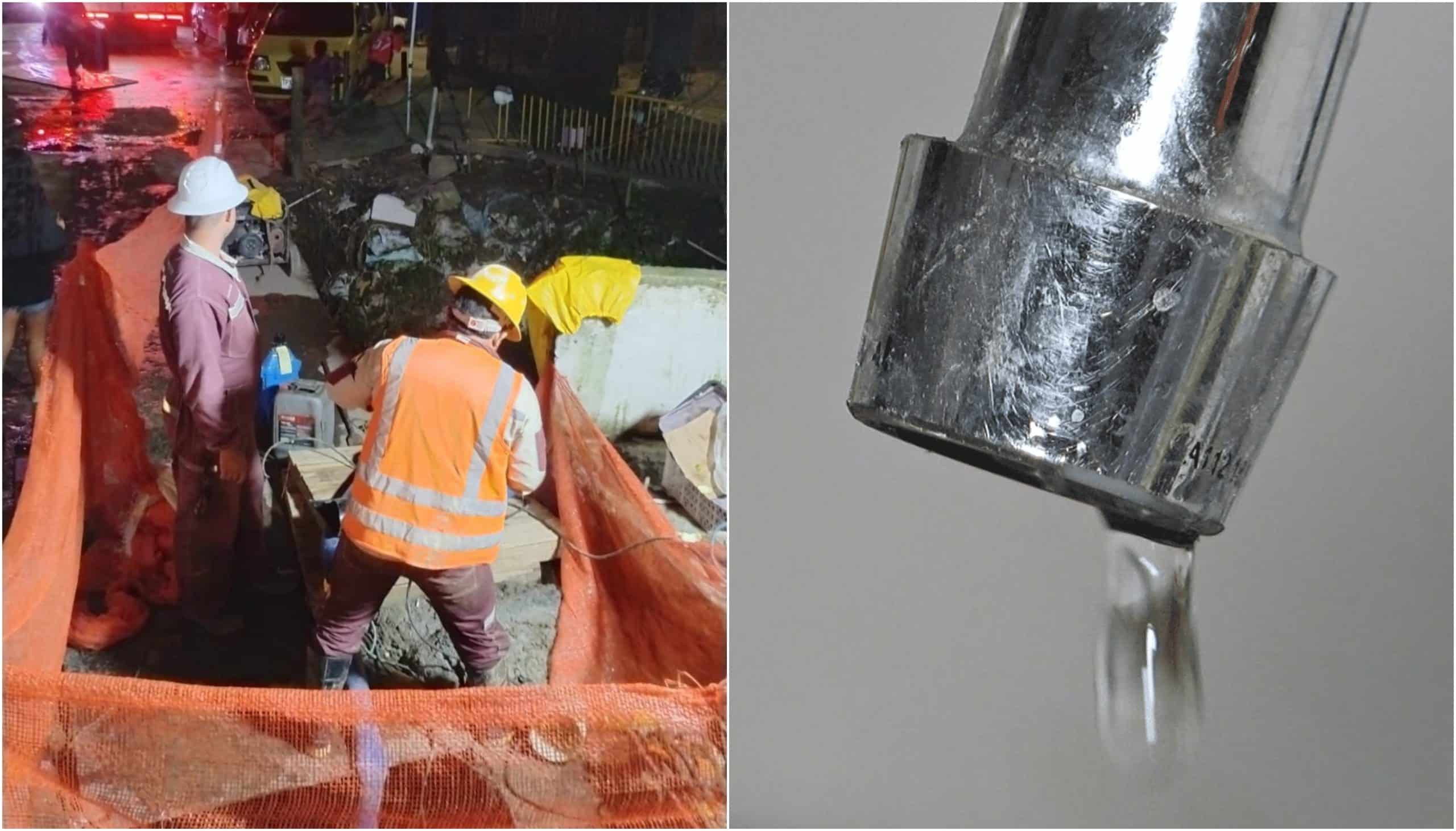 ¿Cuándo vuelve el agua? Por daño, hay interrupción del servicio en Bello