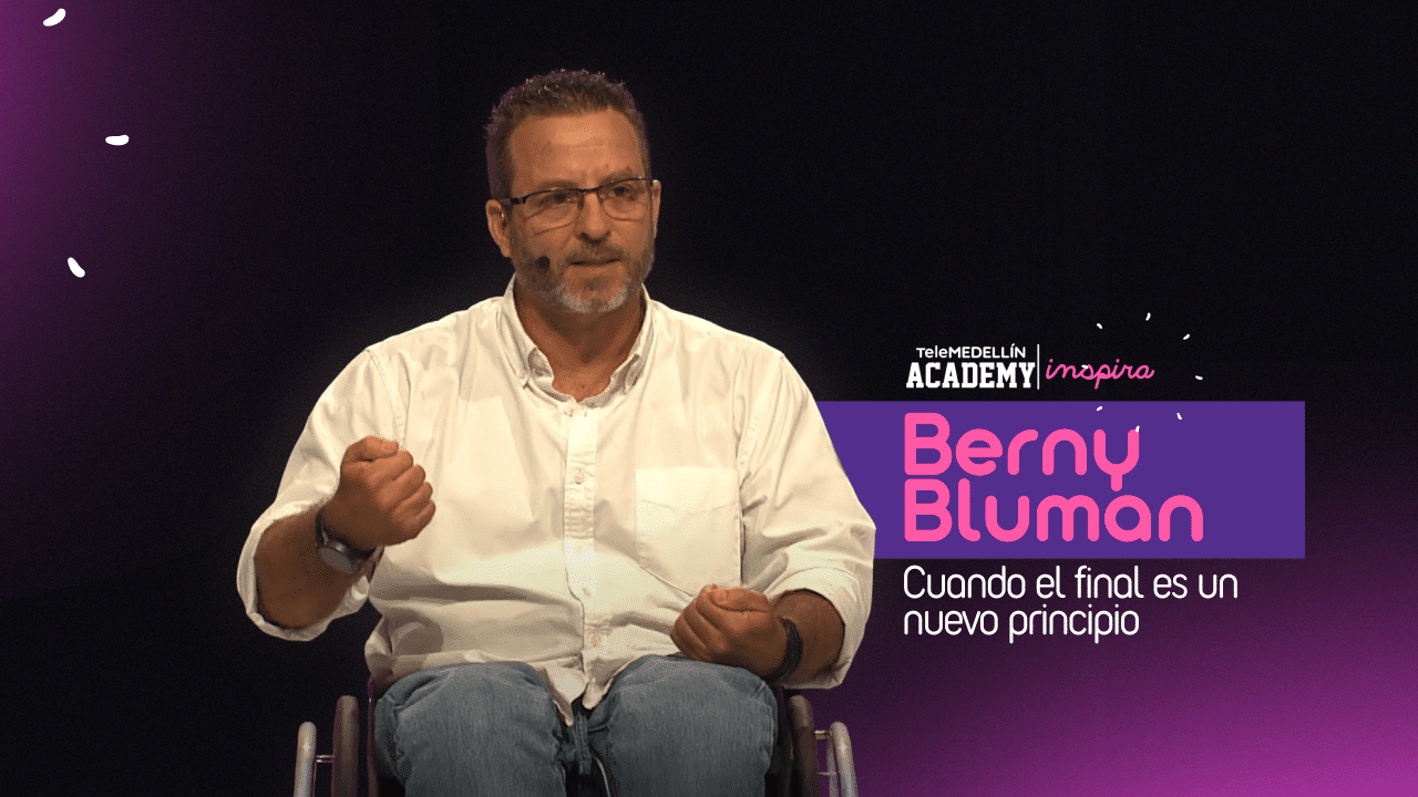 Portada Berny Bluman Telemedellín Academy Inspira