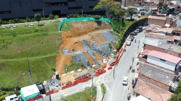 Realizan obras de mitigación y estabilización para evitar emergencias por las fuertes lluvias