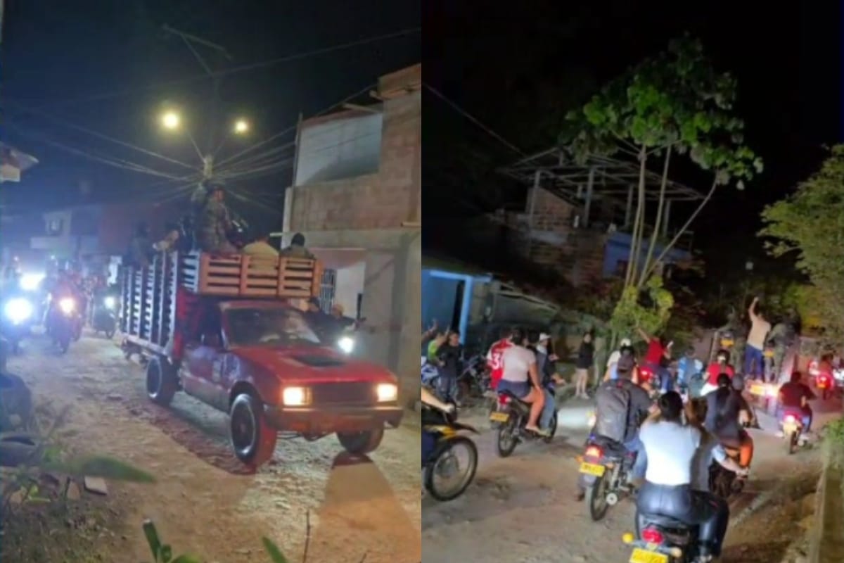 Así fue la asonada contra el Ejército durante operativo contra el Clan del Golfo en Sonsón