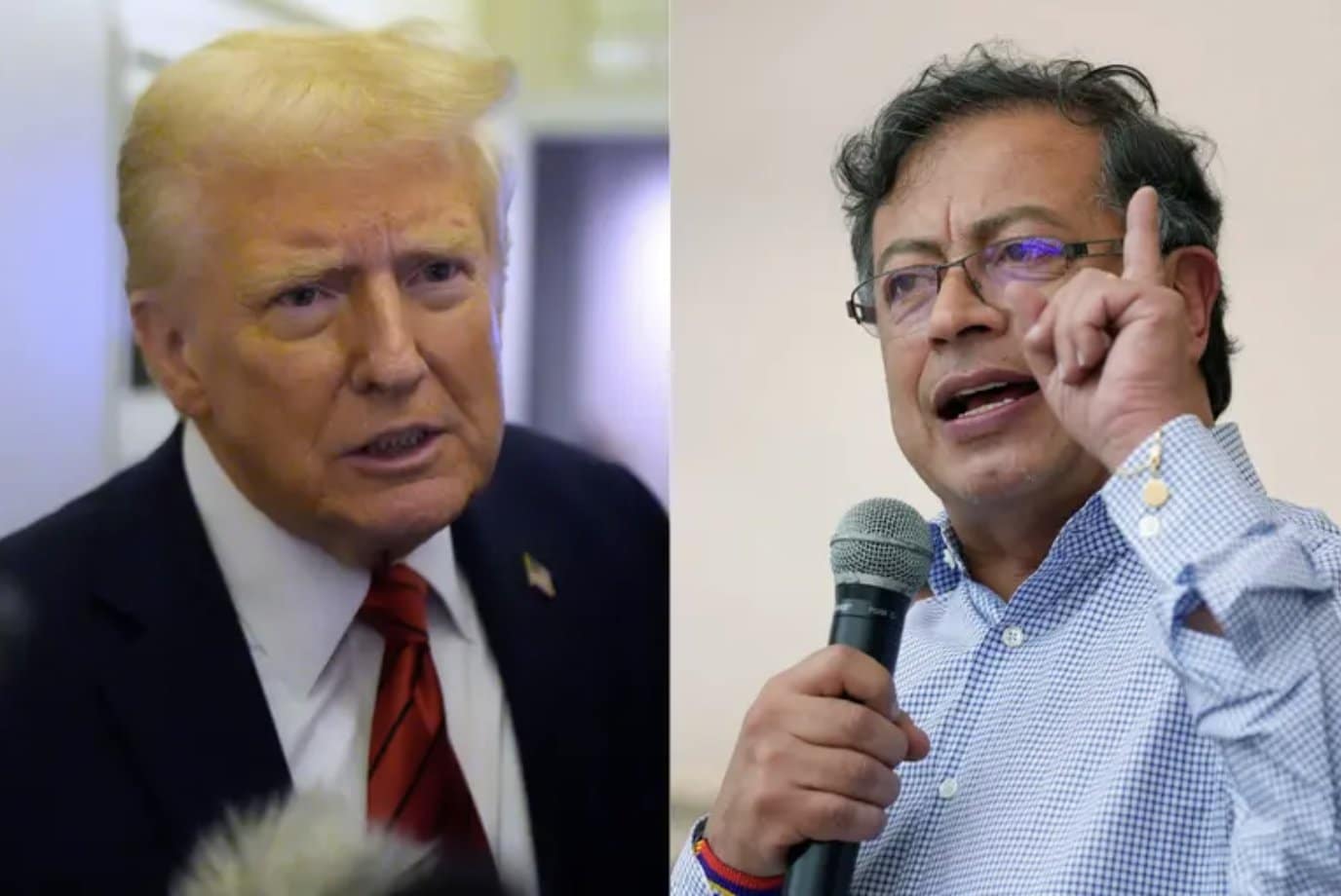 Trump arremete nuevamente contra Petro y lo llama 