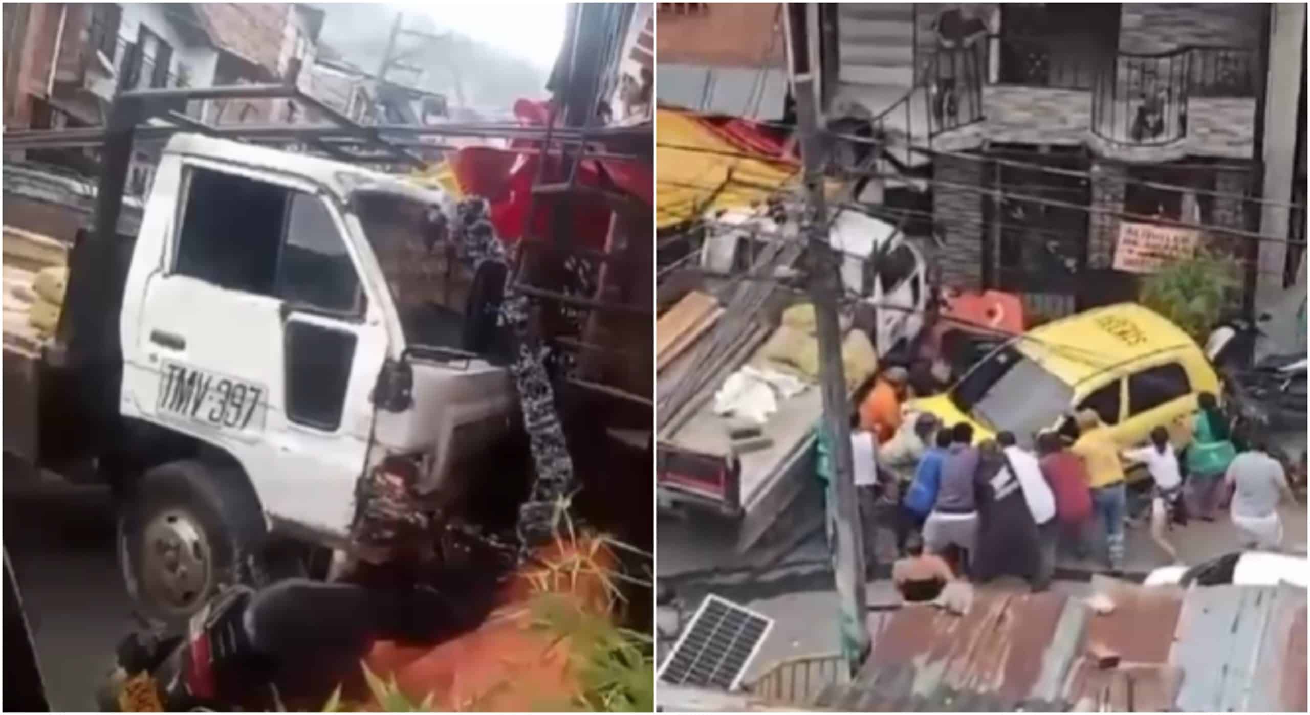 Accidente con camión tipo planchón dejó varios heridos en Santo Domingo