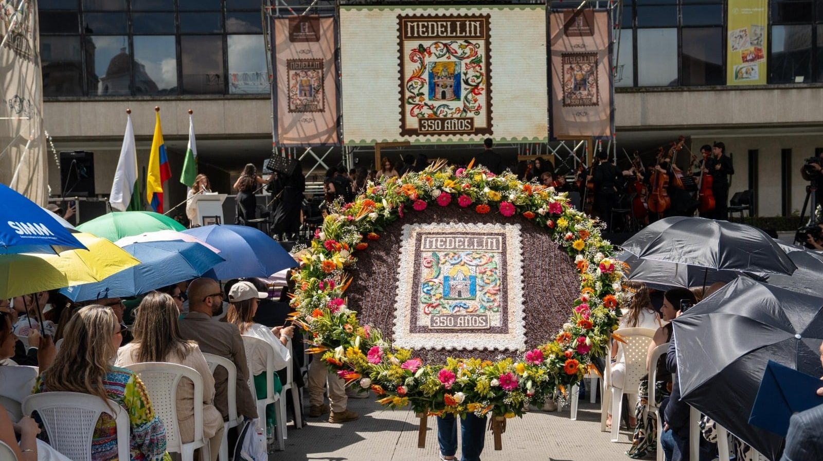 Así fue la celebración por los 350 años de Medellín