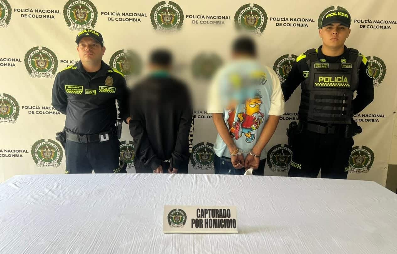 Dos extranjeros fueron capturados por un homicidio en el centro de Medellín