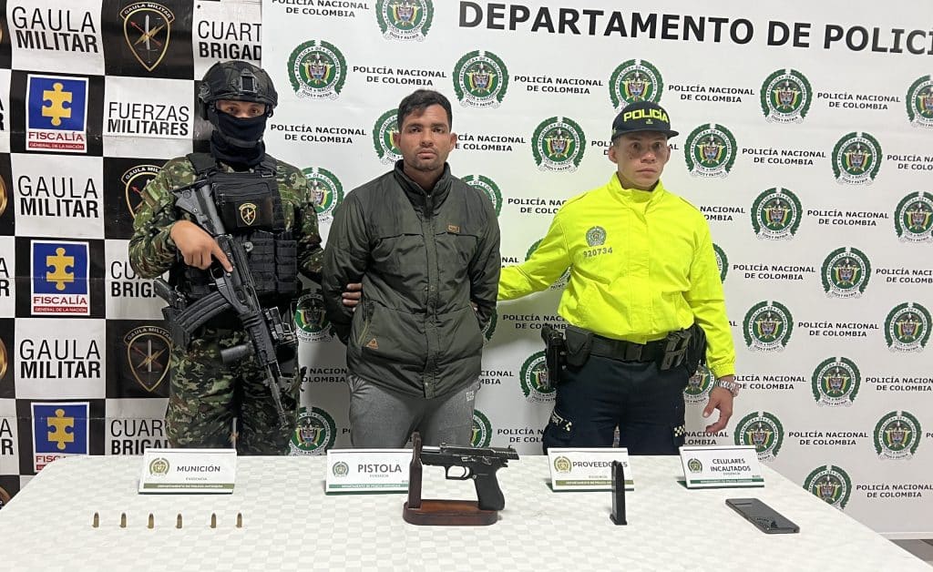 Captura de alias 'Richard' por atentados a la Policía en Antioquia
