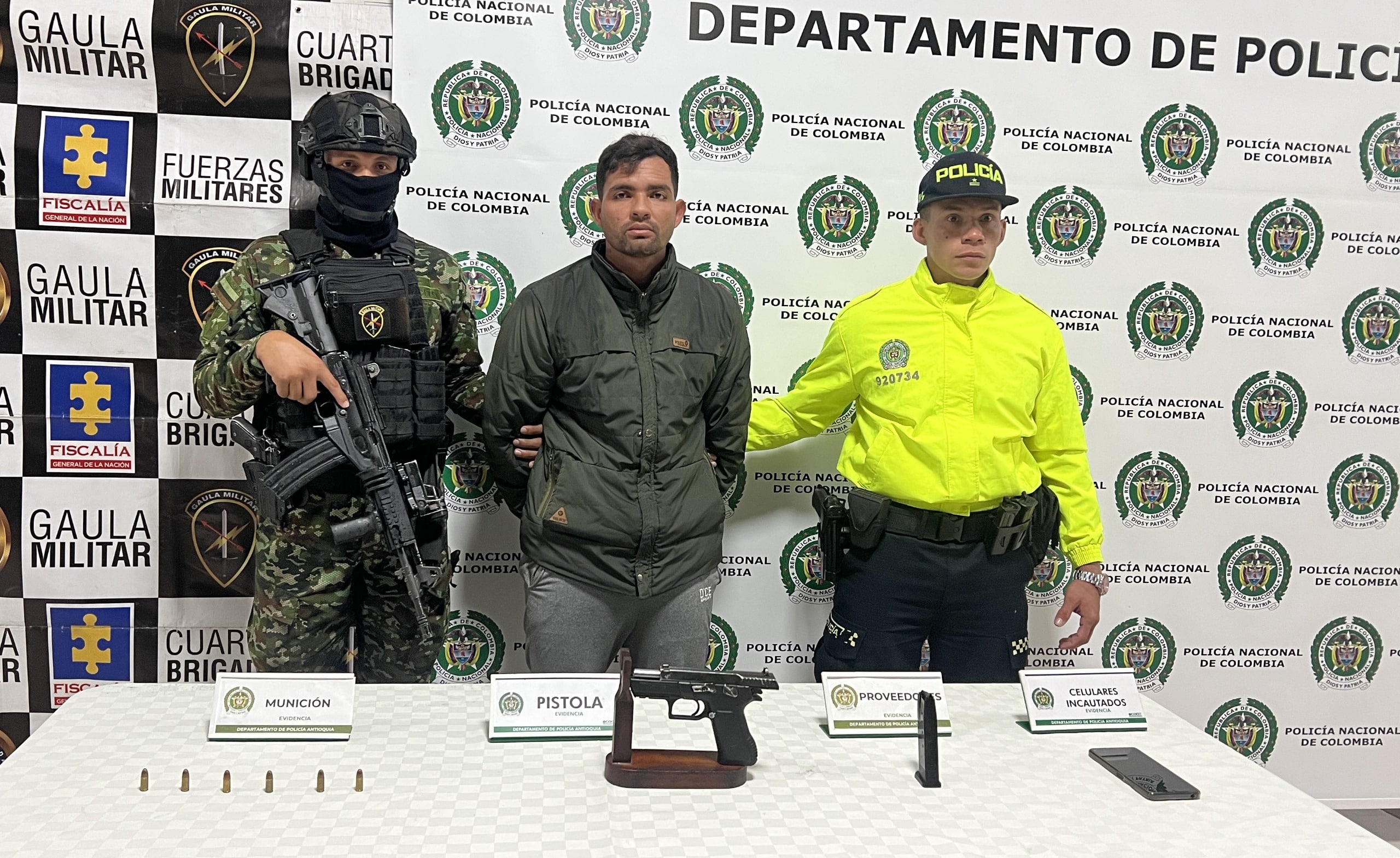 Capturado alias ‘Richard’, señalado por atentados a la Policía en Antioquia
