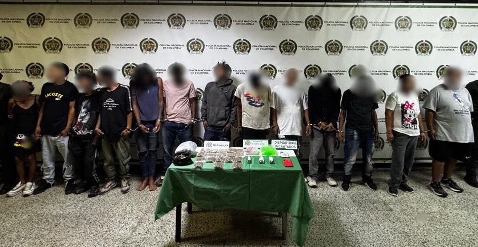 Cayeron 13 presuntos integrantes del grupo delincuencial ‘La Raya’, entre ellos su coordinador