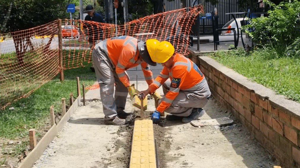 Cuadrillas de la Gente en Belén han intervenido más de 5 mil metros cuadrados de andenes