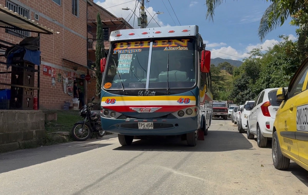 Esta es la nueva ruta de bus de Altavista al centro de Medellín