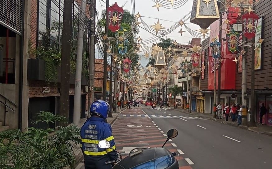 ¡Preste atención! Habrá cierres viales en Envigado por el encendido del alumbrado navideño