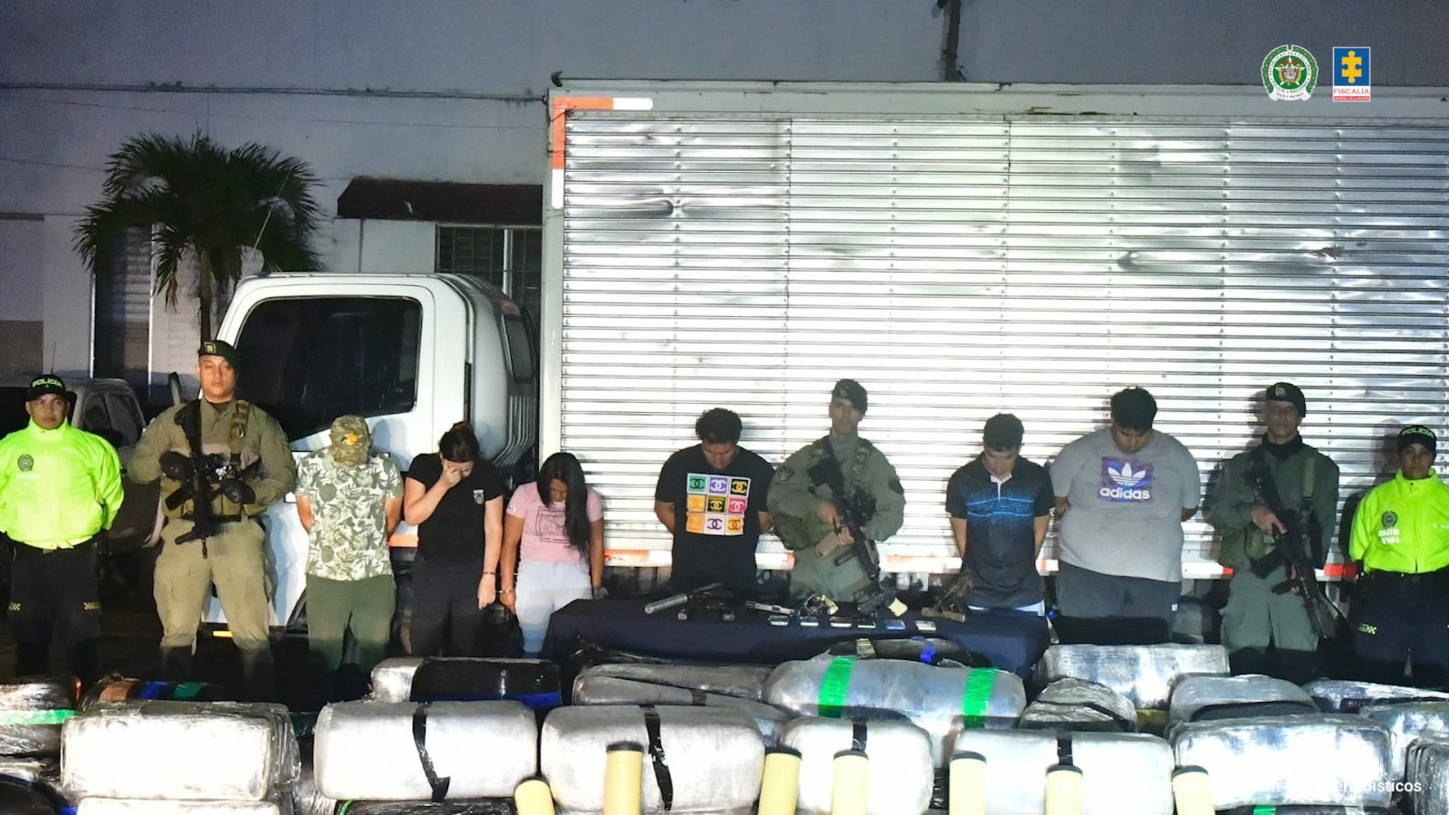 Judicializaron a los presuntos responsables de almacenar seis toneladas de marihuana en finca de Girardota 