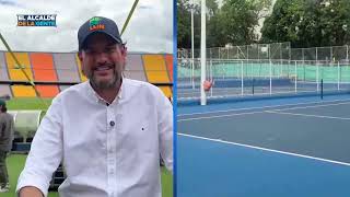 Medellín invierte 853 millones en la renovación de canchas de tenis en la Unidad Deportiva de Belén