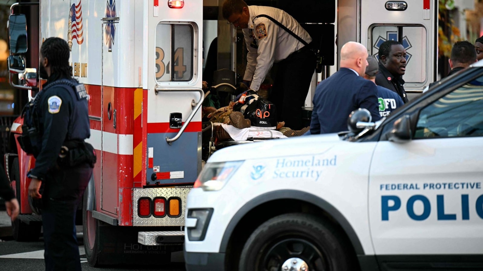 Tiroteo cerca de la Casa Blanca deja heridos a dos miembros de la Guardia Nacional
