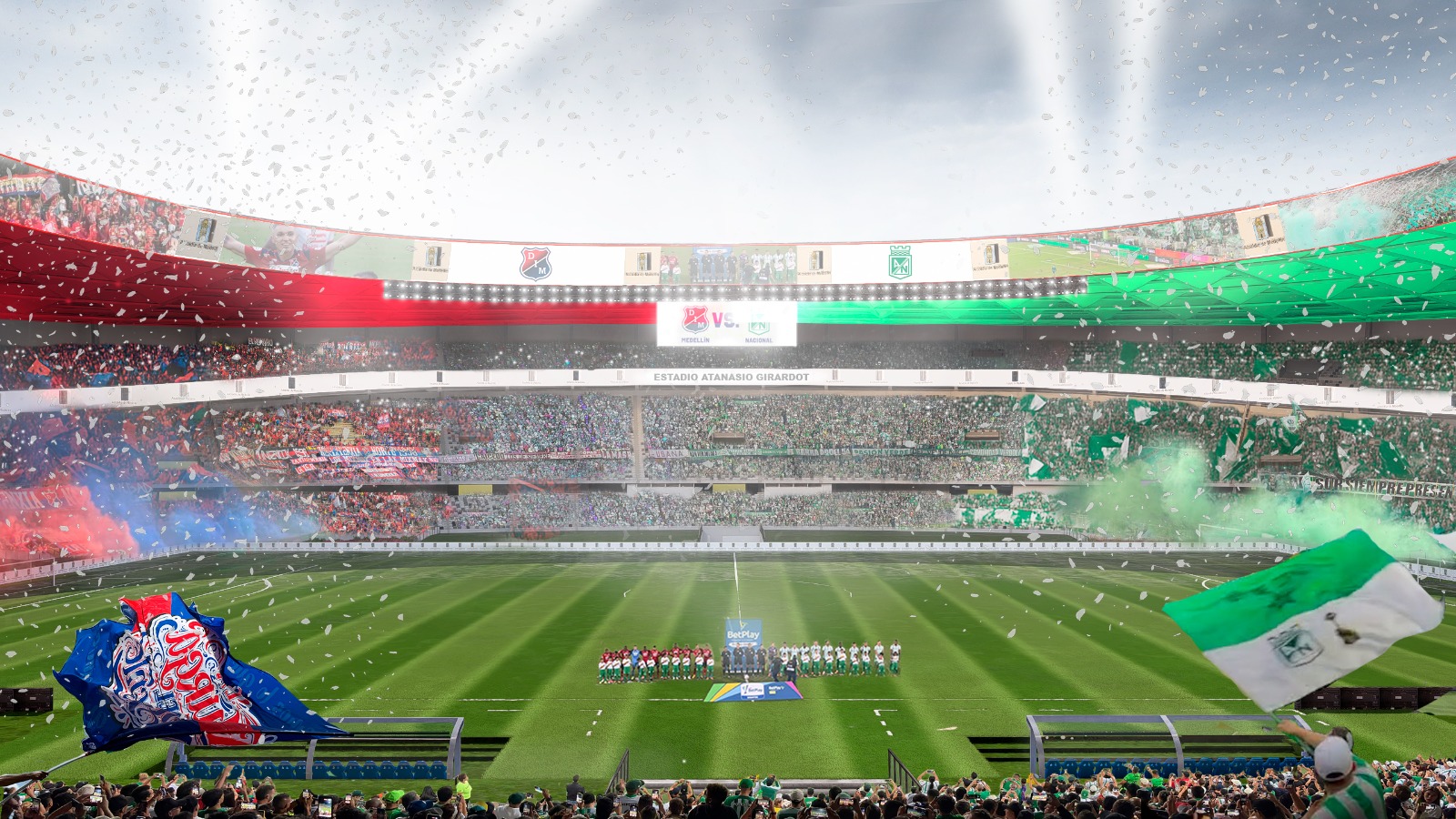 El estadio Atanasio Girardot estará a la altura de escenarios como la Arena de Gremio