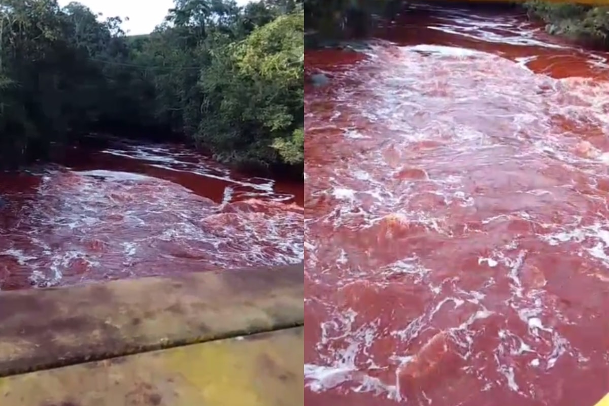 Investigan impactante coloración roja del río Porce