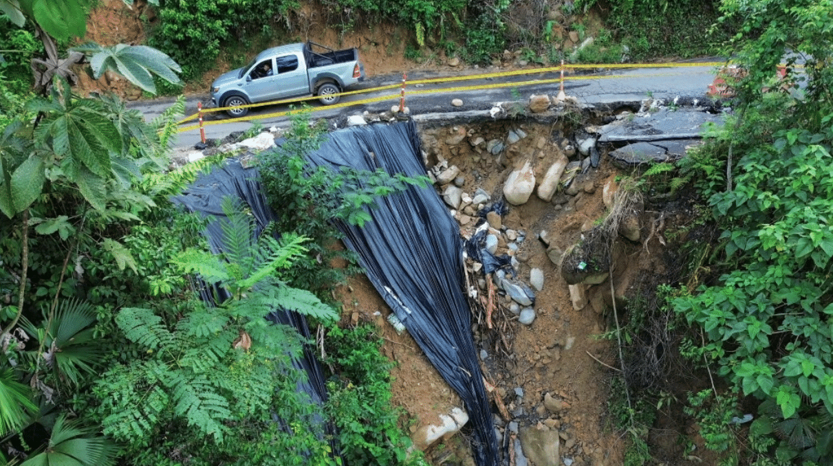 Identifican nueve puntos críticos en la vía a San Luis, Oriente antioqueño