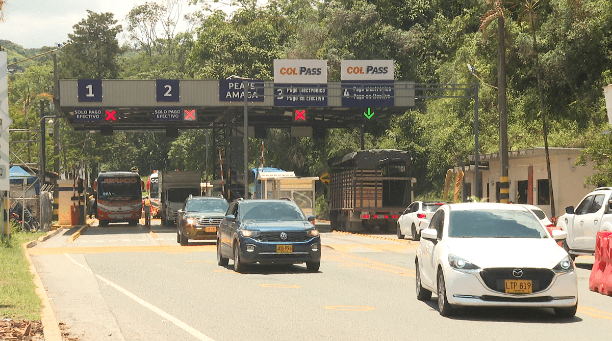 Covipacífico anunció que habrá tres carriles más en el peaje de Amagá
