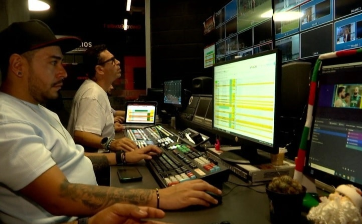 Así fue la primera transmisión de Telemedellín 