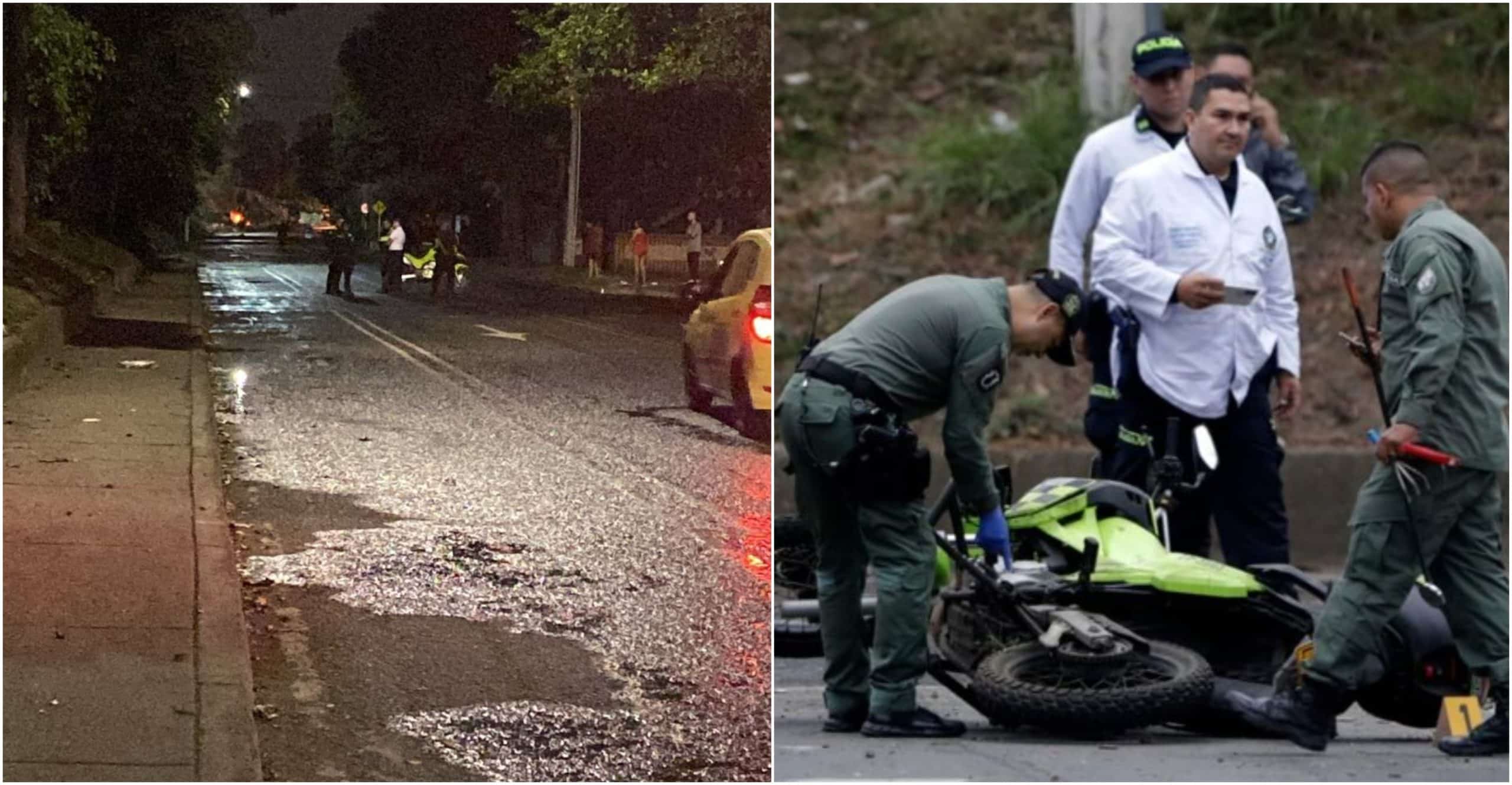 Atentado terrorista en Cali deja dos policías muertos