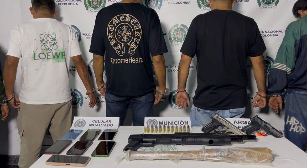 Cayeron en Medellín presuntos integrantes del grupo delincuencial ‘Los del Llano’