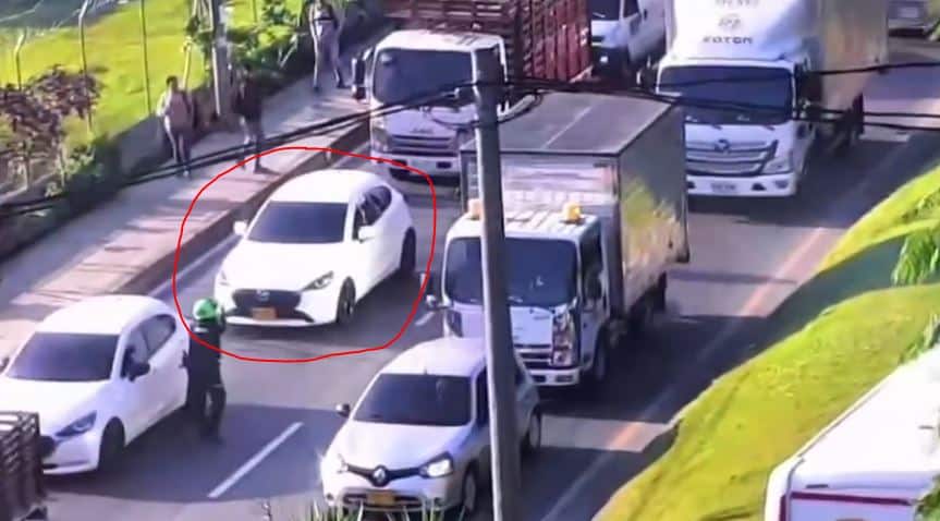 ¡De Película! Así fue como la Policía recuperó un vehículo robado en Medellín