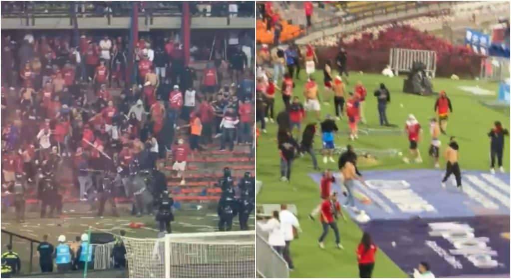 Disturbios tras la celebración del título de Copa Colombia por Atlético Nacional
