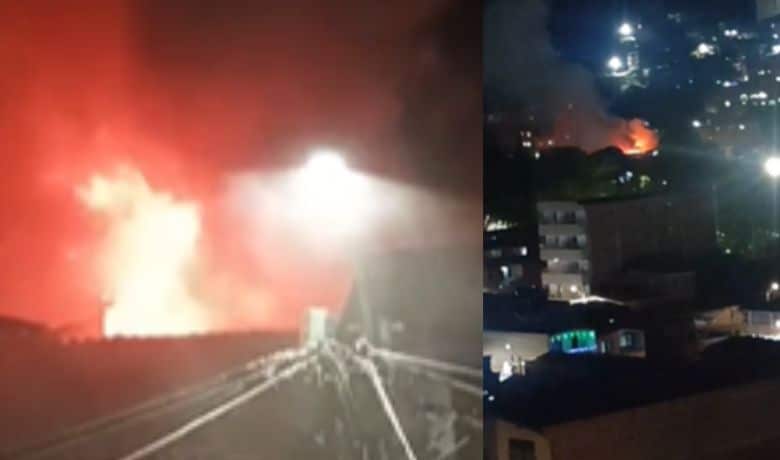 Dos familias afectadas dejó un incendio estructural en Bello 