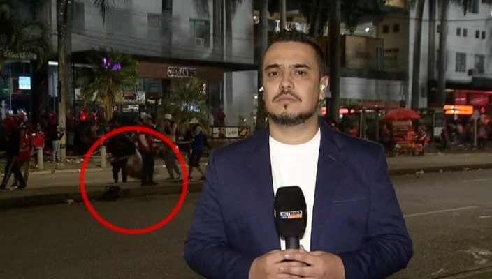 Periodistas, camarógrafos y equipos de transmisión fueron atacados tras la final de la Copa Colombia 