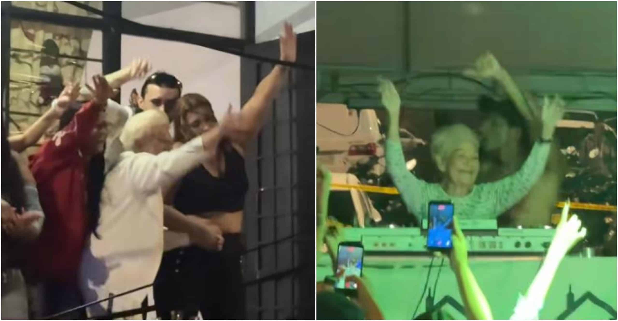 ¡Qué viva el ambiente de diciembre! Abuelita bailando en una fiesta se hace viral