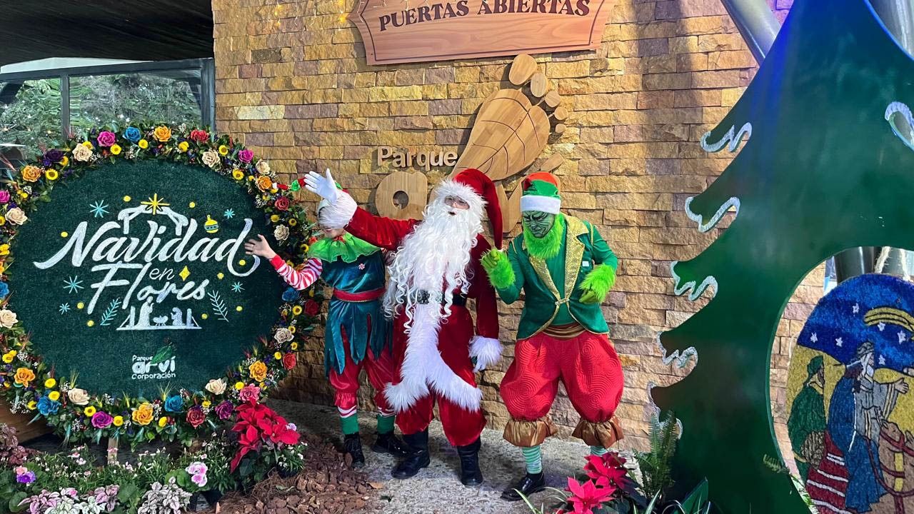 Visitar Navidad en Flores en el Parque Arví es un parche imperdible para diciembre