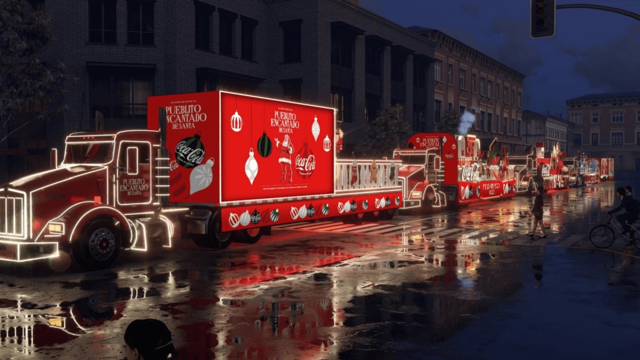 Vuelven las Caravanas de Navidad de Coca-Cola: así será el recorrido en Medellín