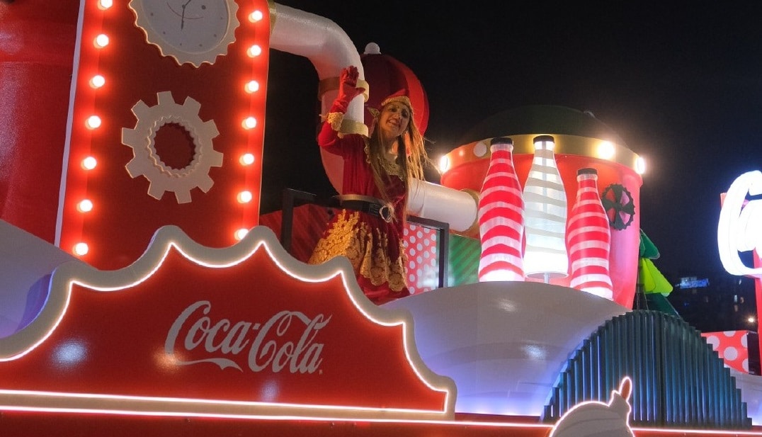 ¡Es hoy! Esta es la ruta de la Caravana navideña de Coca Cola en Medellín