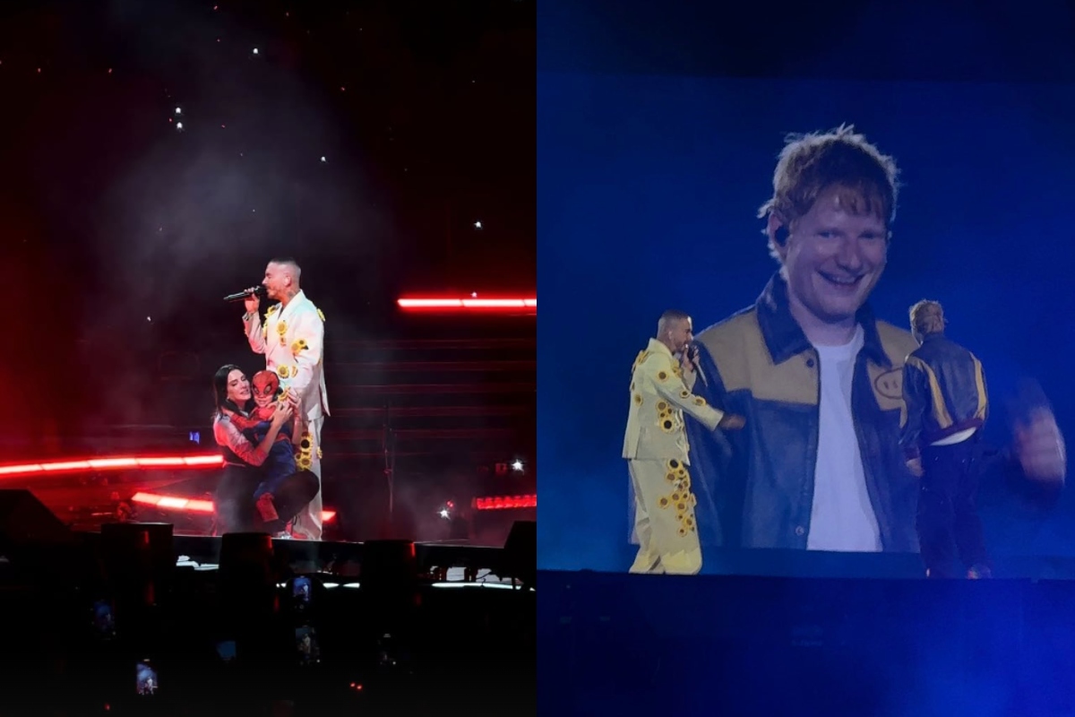 Así fue el concierto de J Balvin en Bogotá con Jorge Barón, Ed Sheeran, entre otros invitados