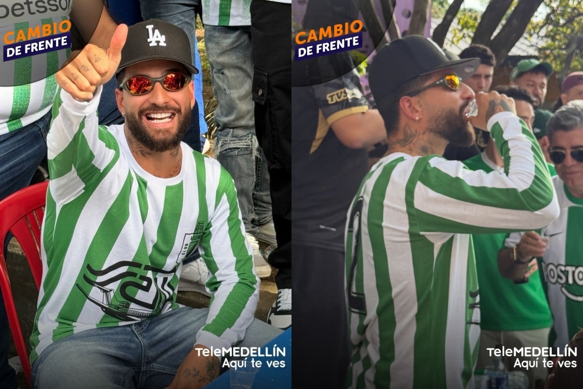 Maluma sorprende a los hinchas en la final paisa de la Copa Colombia