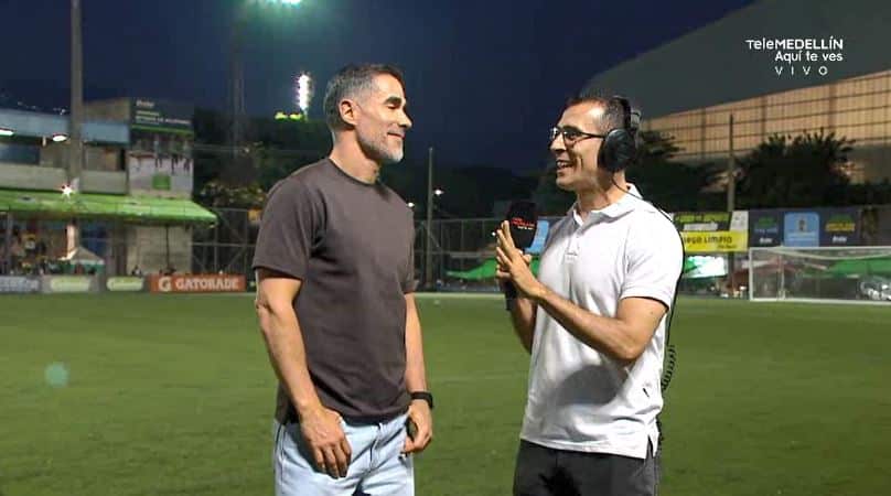 Juan Pablo Ángel acompaña los partidos del Babyfútbol y esto dijo sobre el festival