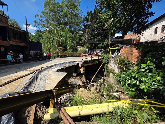 Vías alternas por emergencia en San Antonio de Prado