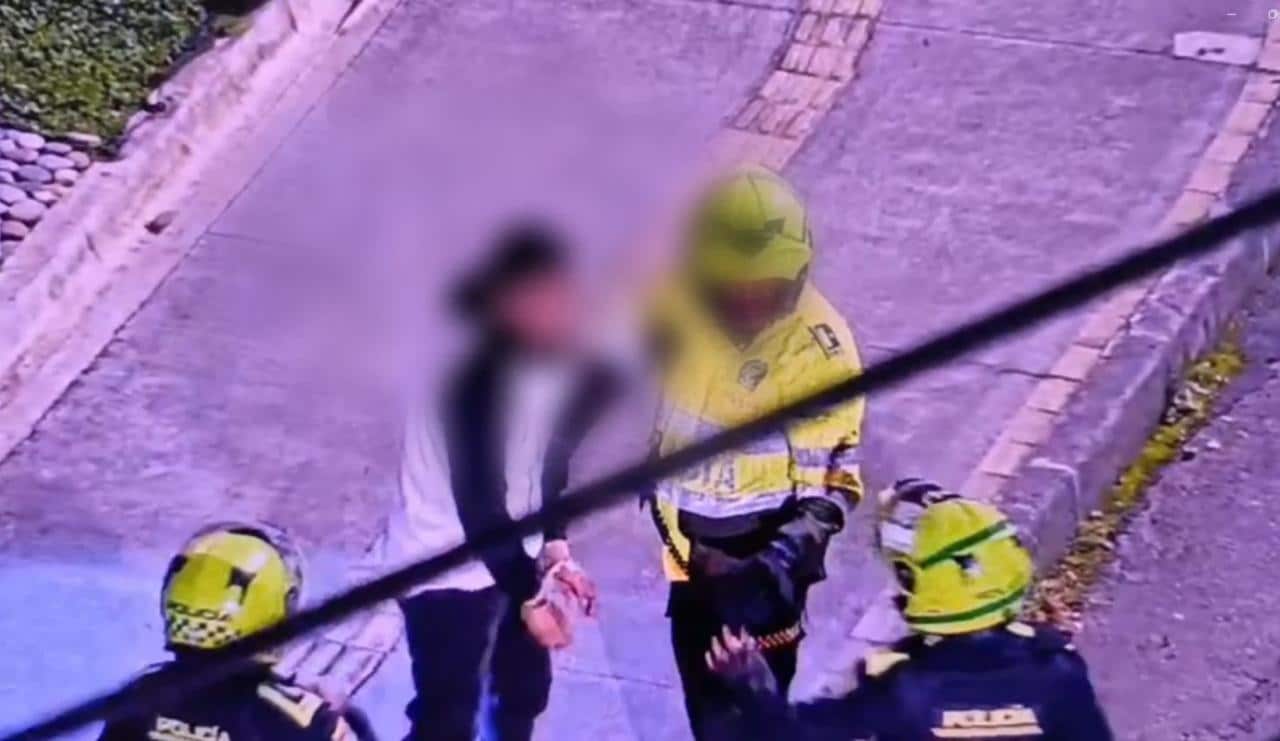 Persecución policial terminó con la captura de un hombre en El Poblado